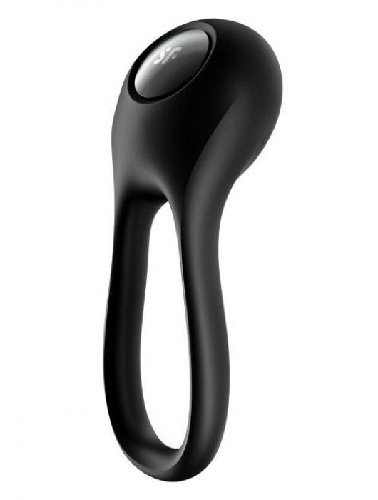 Черное эрекционное виброкольцо Majestic Duo - Satisfyer - в Балаково купить с доставкой