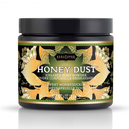 Пудра для тела Honey Dust Body Powder с ароматом жимолости - 170 гр. - Kama Sutra - купить с доставкой в Балаково