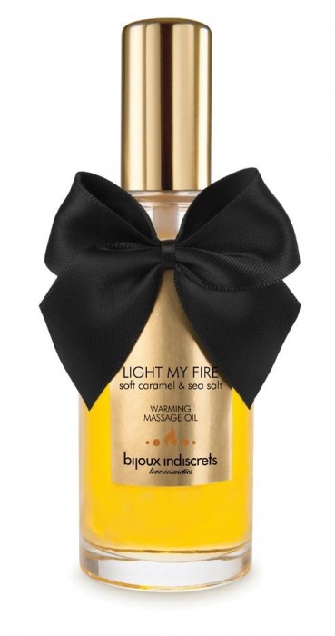 Массажное масло Light My Fire с ароматом карамели - 100 мл. - Bijoux Indiscrets - купить с доставкой в Балаково