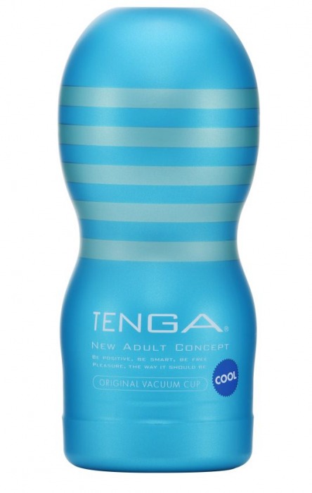 Мастурбатор с охлаждающей смазкой TENGA Original Vacuum Cup Cool - Tenga - в Балаково купить с доставкой