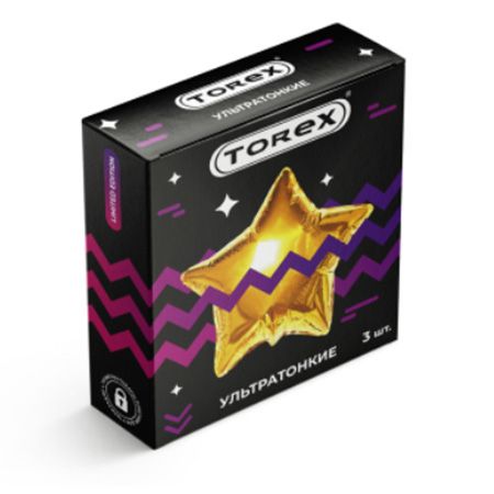 Презервативы Torex Party  Ультратонкие  - 3 шт. - Torex - купить с доставкой в Балаково