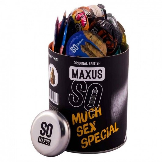 Текстурированные презервативы в кейсе MAXUS So Much Sex - 100 шт. - Maxus - купить с доставкой в Балаково