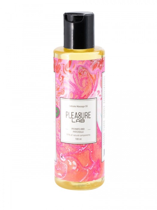 Массажное масло Pleasure Lab Delicate с ароматом пиона и пачули - 100 мл. - Pleasure Lab - купить с доставкой в Балаково