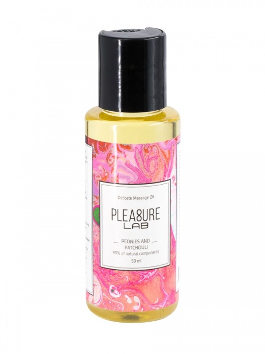Массажное масло Pleasure Lab Delicate с ароматом пиона и пачули - 50 мл. - Pleasure Lab - купить с доставкой в Балаково