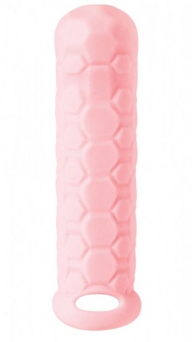 Розовый фаллоудлинитель Homme Long - 15,5 см. - Lola Games - в Балаково купить с доставкой