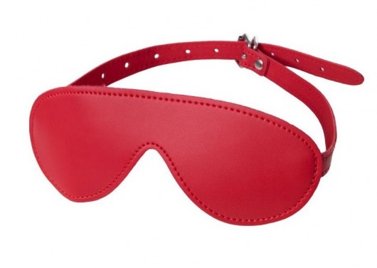 Красная маска Anonymo из искусственной кожи - ToyFa - купить с доставкой в Балаково