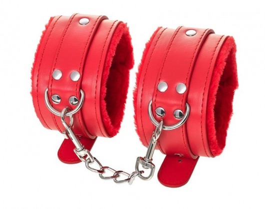 Красные оковы Anonymo из искусственной кожи - ToyFa - купить с доставкой в Балаково