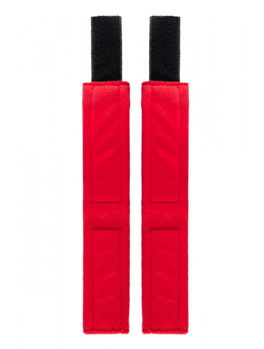 Красно-черные велюровые оковы Anonymo - ToyFa - купить с доставкой в Балаково