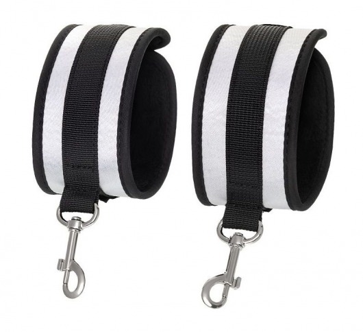 Серебристо-черные оковы Anonymo - ToyFa - купить с доставкой в Балаково