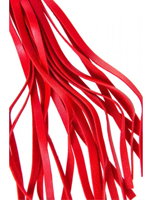 Красно-черный флоггер Anonymo - 28 см. - ToyFa - купить с доставкой в Балаково