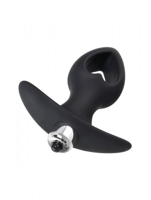 Черная анальная вибровтулка Cordis S - 10,5 см. - POPO Pleasure