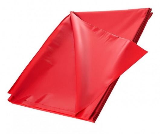 Красная простыня для секса из ПВХ - 220 х 200 см. - ToyFa - купить с доставкой в Балаково
