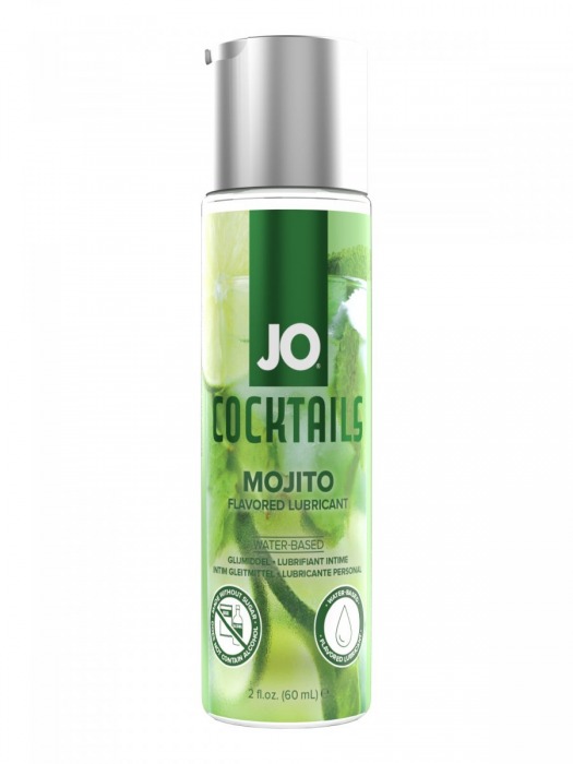 Вкусовой лубрикант на водной основе JO Cocktails Mojito - 60 мл. - System JO - купить с доставкой в Балаково