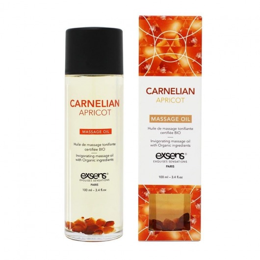 Органическое массажное масло CARNELIAN APRICOT - 100 мл. - Exsens - купить с доставкой в Балаково