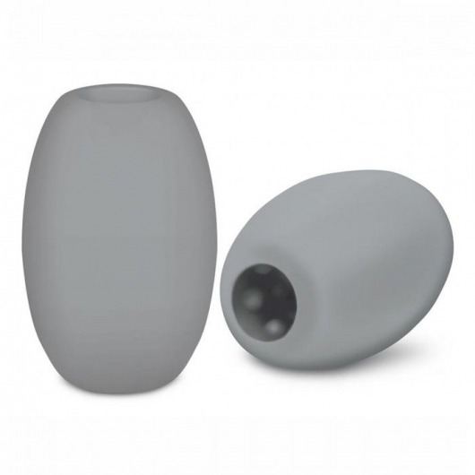 Серый двусторонний мастурбатор MINI BUBBLE - Zolo - в Балаково купить с доставкой