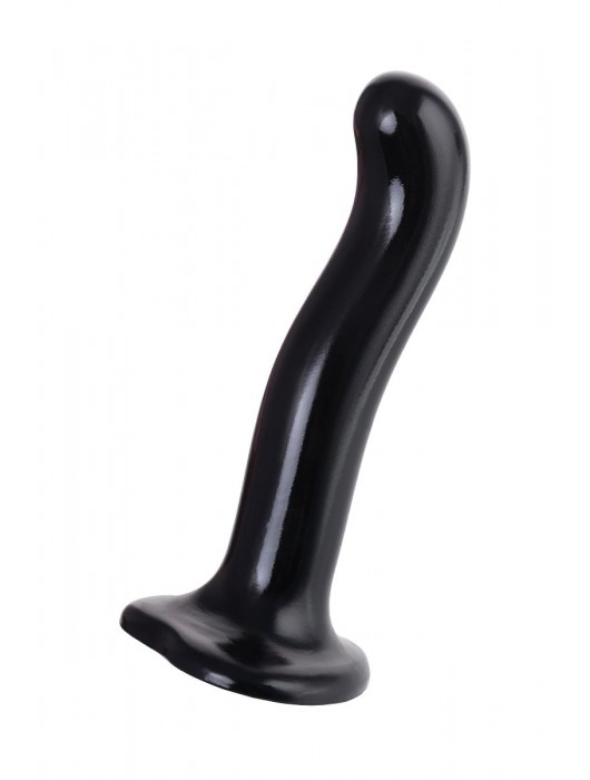 Черный стимулятор для пар P G-Spot Dildo Size M - 18 см. - Strap-on-me - в Балаково купить с доставкой