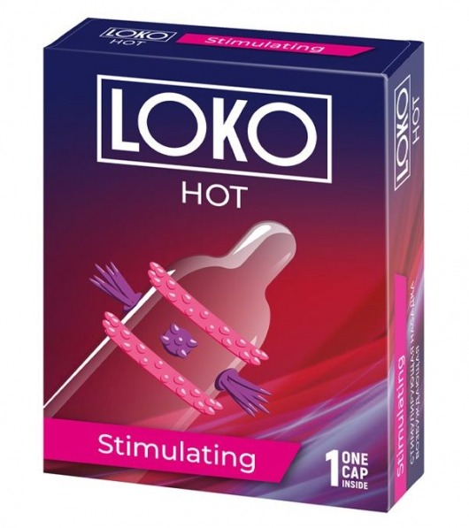 Стимулирующая насадка на пенис LOKO HOT с возбуждающим эффектом - Sitabella - в Балаково купить с доставкой