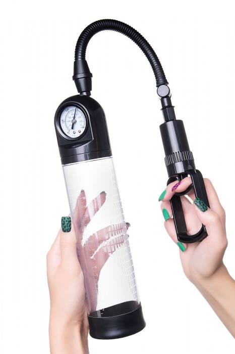 Прозрачная механическая помпа Helmer с манометром - Sexus - в Балаково купить с доставкой