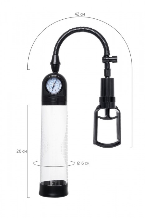 Прозрачная механическая помпа Helmer с манометром - Sexus - в Балаково купить с доставкой