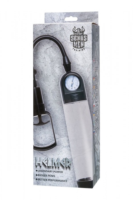 Прозрачная механическая помпа Helmer с манометром - Sexus - в Балаково купить с доставкой