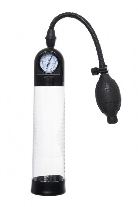 Прозрачная механическая помпа Roald с манометром - Sexus - в Балаково купить с доставкой