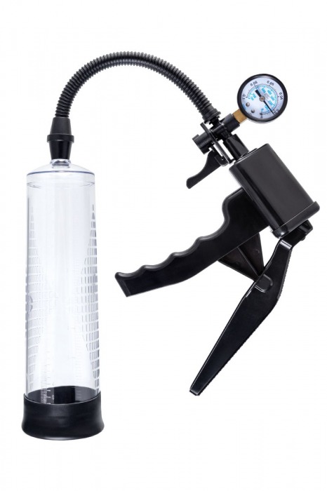 Прозрачная механическая помпа для пениса Viggo - Sexus - в Балаково купить с доставкой