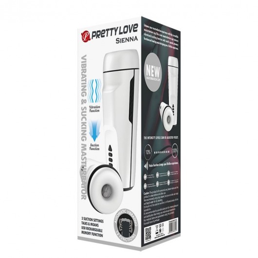 Вибромастурбатор Sienna с функцией всасывания - Baile - в Балаково купить с доставкой