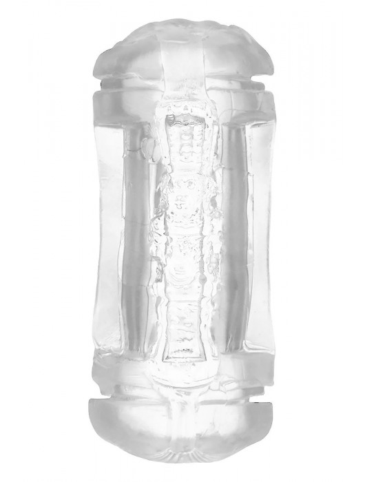 Прозрачный двусторонний мастурбатор Sophia - вагина и анус - Dream Toys - в Балаково купить с доставкой