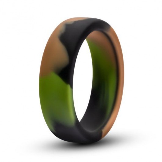 Эрекционное кольцо камуфляжной расцветки Silicone Camo Cock Ring - Blush Novelties - в Балаково купить с доставкой