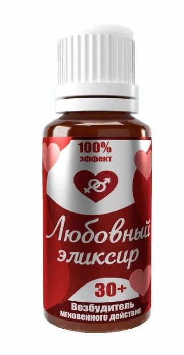 Возбудитель  Любовный эликсир 30+  - 20 мл. - Миагра - купить с доставкой в Балаково