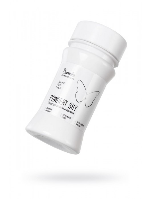 Пудра для ухода за игрушками Powdery Sky с ароматом мяты - 40 гр. - Eromantica - купить с доставкой в Балаково