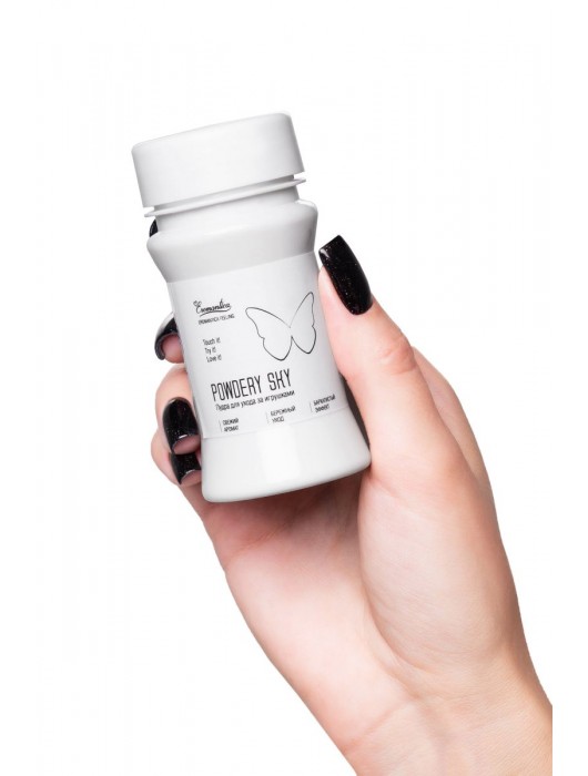 Пудра для ухода за игрушками Powdery Sky с ароматом мяты - 40 гр. - Eromantica - купить с доставкой в Балаково