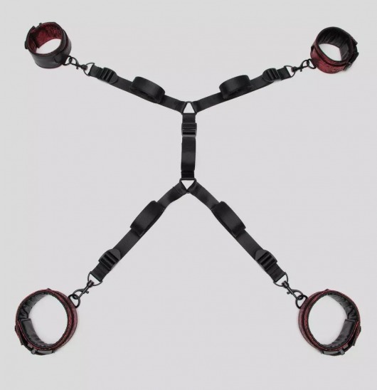 Изысканный набор фиксаций на кровати Reversible Under Mattress Restraint Set - Fifty Shades of Grey - купить с доставкой в Балаково