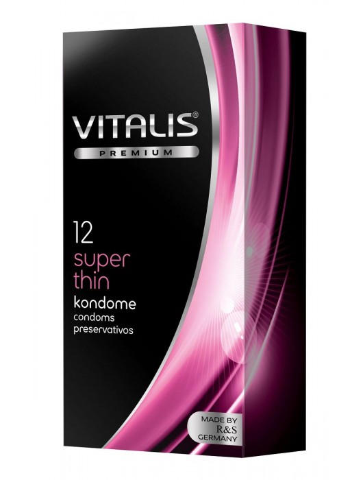Ультратонкие презервативы VITALIS PREMIUM super thin - 12 шт. - Vitalis - купить с доставкой в Балаково