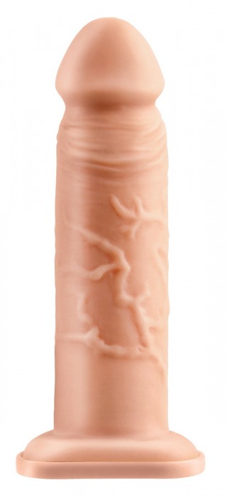 Телесный реалистичный фаллоимитатор с полостью Silicone Hollow Extension - 20 см. - Pipedream - купить с доставкой в Балаково