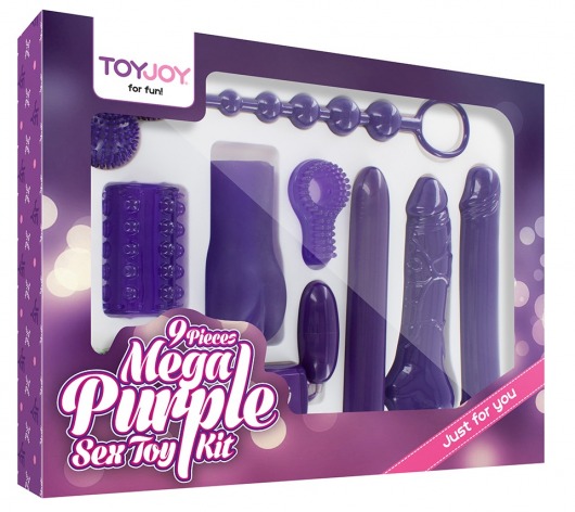 Эротический набор Toy Joy Mega Purple - Toy Joy - купить с доставкой в Балаково