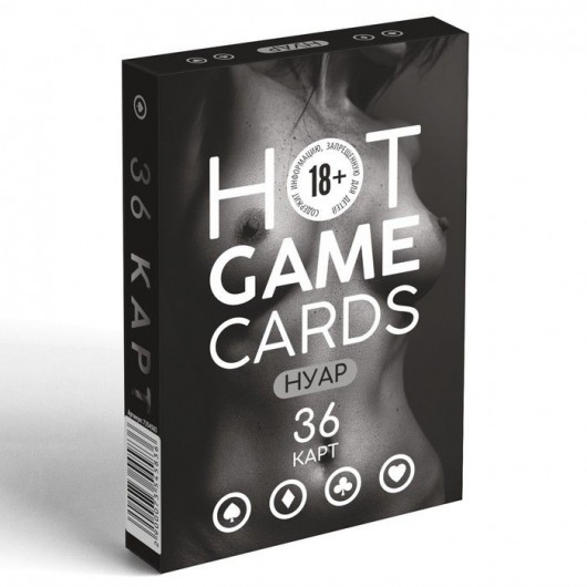 Игральные карты HOT GAME CARDS НУАР - 36 шт. - Сима-Ленд - купить с доставкой в Балаково