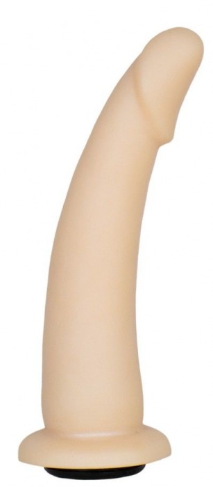 Телесная гладкая насадка-фаллоимитатор Harness - 17 см. - LOVETOY (А-Полимер) - купить с доставкой в Балаково
