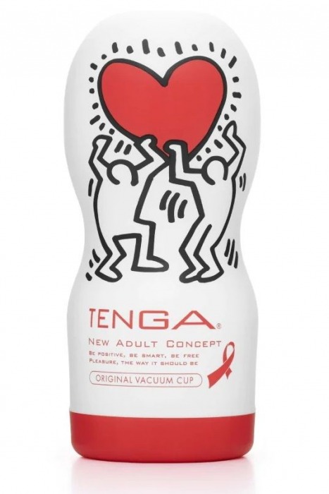 Мастурбатор Keith Haring Cup Deep Throat - Tenga - в Балаково купить с доставкой