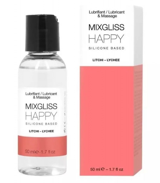 Смазка на силиконовой основе Mixgliss Happy - 50 мл. - Mixgliss - купить с доставкой в Балаково