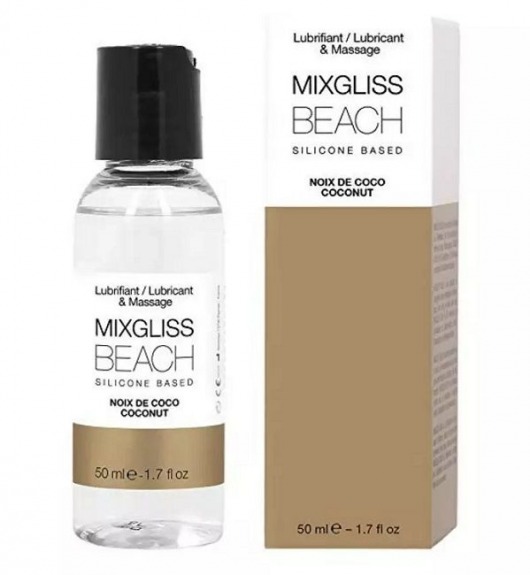Смазка на силиконовой основе Mixgliss Beach - 50 мл. - Mixgliss - купить с доставкой в Балаково