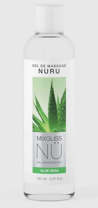 Массажный гель на водной основе Mixgliss NU Aloe Vera - 150 мл. - Mixgliss - купить с доставкой в Балаково