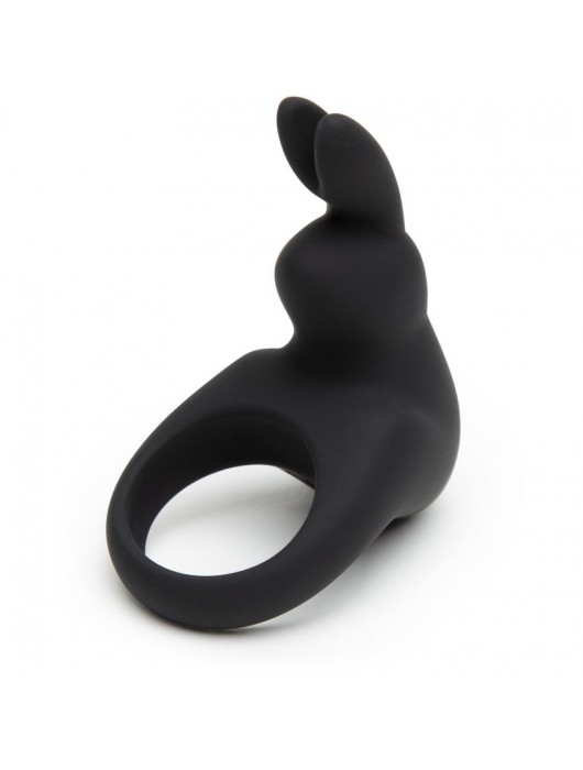 Черное эрекционное виброкольцо Happy Rabbit Rechargeable Rabbit Cock Ring - Happy Rabbit - в Балаково купить с доставкой
