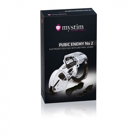 Пояс верности Pubic Enemy №2 с электростимуляцией уретры - MyStim - купить с доставкой в Балаково