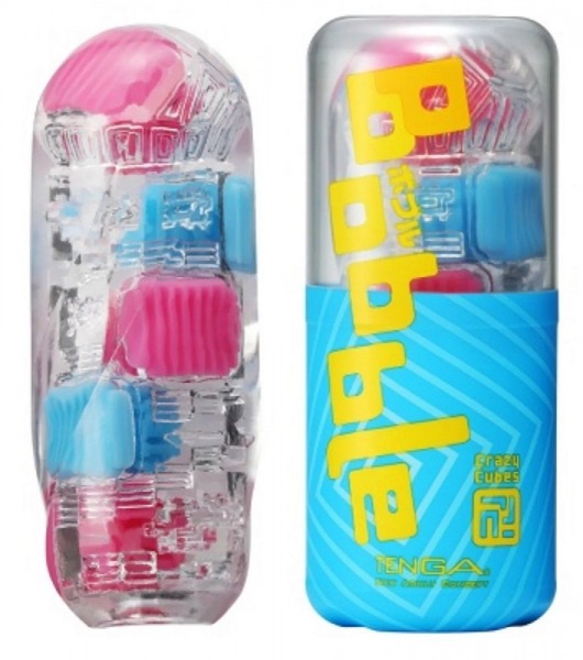 Мастурбатор Tenga Bobble Crazy Cubes - Tenga - в Балаково купить с доставкой