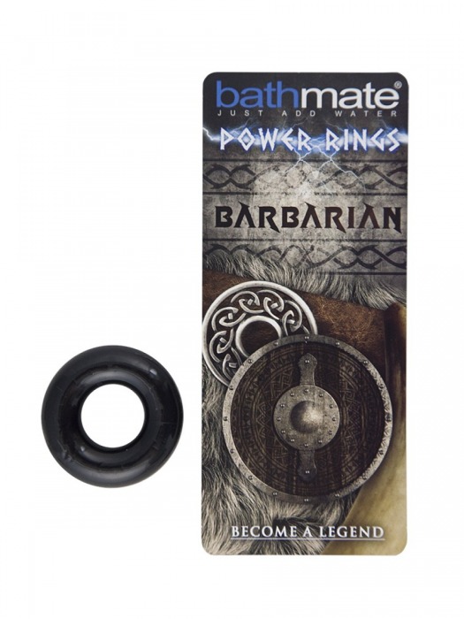 Чёрное эрекционное кольцо Barbarian - Bathmate - в Балаково купить с доставкой