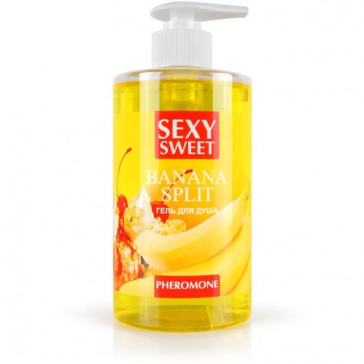 Гель для душа Sexy Sweet Banana Split с ароматом банана и феромонами - 430 мл. -  - Магазин феромонов в Балаково