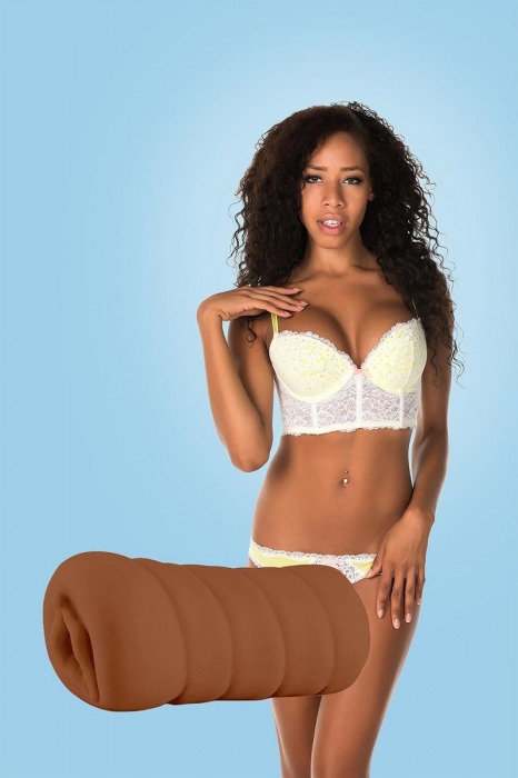 Коричневый мастурбатор-вагина BRIANNA - Dream Toys - в Балаково купить с доставкой