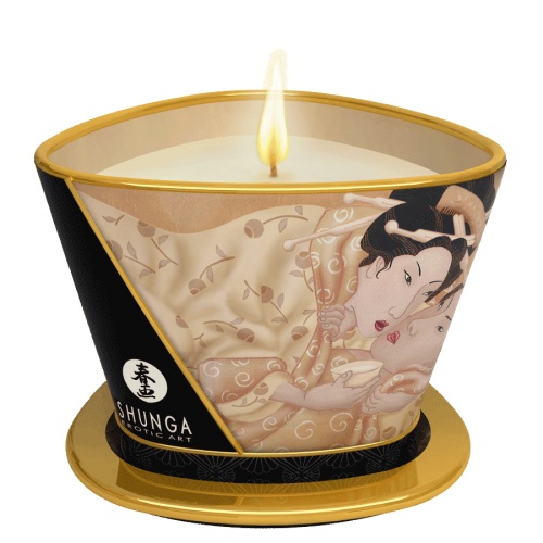 Массажная свеча Vanilla Fetish с ароматом ванили - 170 мл. - Shunga - купить с доставкой в Балаково