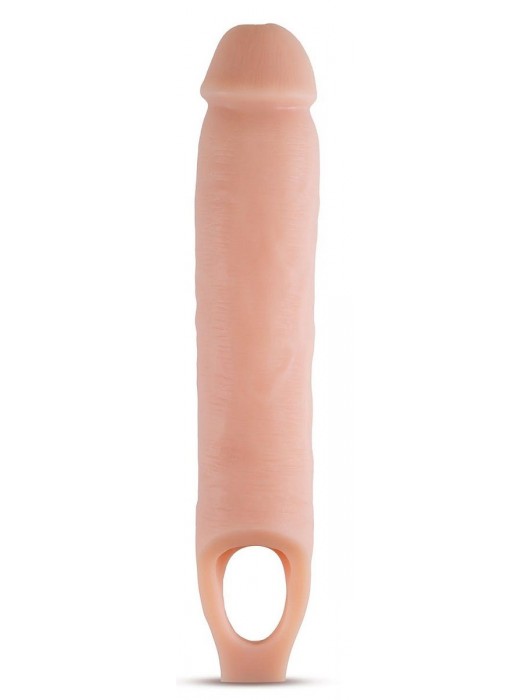 Телесная насадка на пенис 11.5 Inch Cock Sheath Penis Extender - 29,2 см. - Blush Novelties - в Балаково купить с доставкой